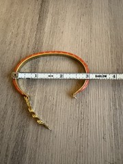 Vintage SIGNED, FLORENCE ITALY 24KT PLATED BRACELET.