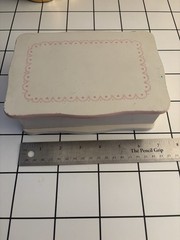 Coquette Vintage Jewelry Box w Costume Jewelry + Trinkets