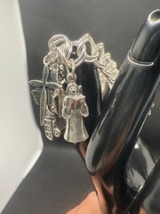 Sterling Silver 925 September 11 Memorial Charm Bracelet 7 Inches 54.4 Grams