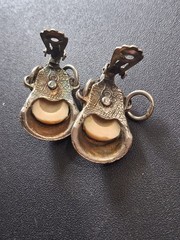 Vintage Selro Selini Asian Princess Face Earrings