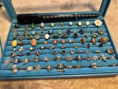 Estate Jewelry LOT 320+ QVC Designer 925 Silver RINGS Earrings Necklace Bracelet