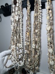 60 VTG-Now Seashell Lei LOT Kukui Nut cowrie shell Necklaces Wedding Luau Party