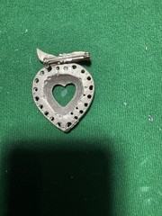 Vintage Brooch Pin Heart
