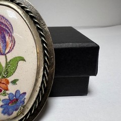 Vintage Women’s Brooch, Soviet Brooch, Made in USSR, Vintage Jewelry Signed