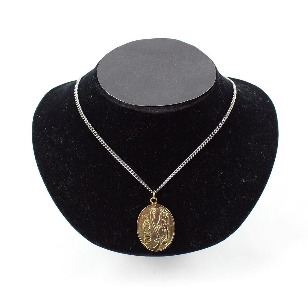 Vtg 1970’s NASDS Gold-Toned Diver Pendant with Slot for Medical Information