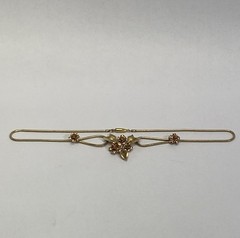 STUNNING VINTAGE KREMENTZ BI-COLOR GOLD FILLED CHOKER NECKLACE 15″ IN LENGTH