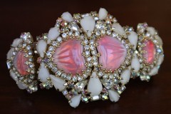 Hobe Mayorka Bracelet Signed Vintage Rhinestones