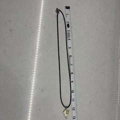 Vintage 1996 Phister Enamel Rabbit Necklace Pendant Rhinestone Eyes. J-1