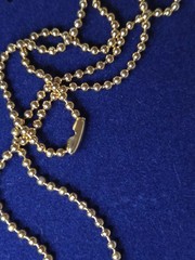 Vtg 1990’s Birthstone Brats 28″ Necklace 1 Rhinestone Charm KIS In Box