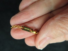 Vintage 18kt Gold Plated By “JY” Clover Pendant/Necklace