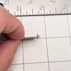 Vintage Tribal Bird Silver Pendant