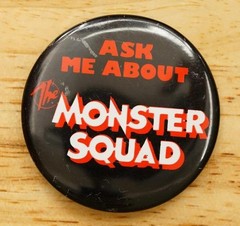 Cult Classic Movie 1987 The Monster Squad Advertising Metal Pinback Button
