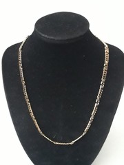 Lot of 2 Chain Gold Tone Vintage Y2K Necklace 18 in Gold Tone Rope Chain 26 in