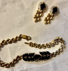 3.67C Sapphire Bracelet 7.5 Inches Long