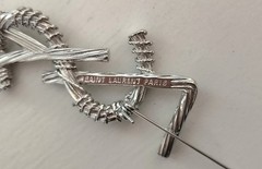 SAINT LAURENT YSL OPYUM Twisted Brooch Pre-owned