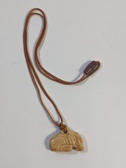 Vintage Free Willy 2 Mystical Whale Pendant Ceramic With Original Cord *READ