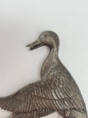 Vintage 1968 Sid Bell Tully NY Goose / Duck Brooch / Pin Sterling Silver