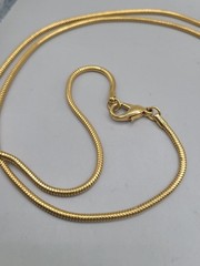 Vtg 1980s Goldtone 30″ Necklace 2 Angel Cherubs Faux Pearl Pendant
