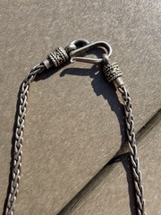 Vintage Estate Sterling Silver 925 Mens Chain 18 inch USED