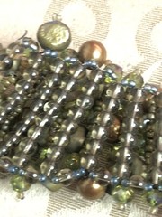 Vintage TeSada Natural Pearl, Glass Bead, Statement Collar for Repair or Harvest