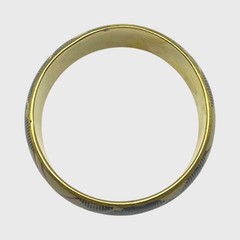 VTG Brass Bracelet Bangle Plaid Resin Metal Gold Tone Wide Chunky Prep Jewelry