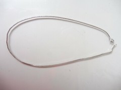 Beautiful, neat silver chain, 925 silver, 39.5cm