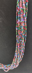 Bohemian Glass Necklace 30 inches length 12 Strands