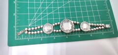 Vintage Sterling Silver 925 Mexico Bracelet 44.4g