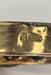 Antique Imperial Russian 14K Gold Bangle Bracelet – 56 Zolotnik Hallmark