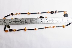 Vintage Buffalo Horn Necklace Japan 3 Pcs