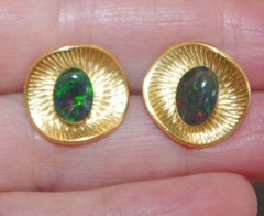 VINTAGE GORGEOUS DIAMOND CUT GOLD FILLED JACKETS FOR EARRINGS USE W ANY STUDS