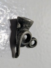 ✨VINTAGE✨ 1900’s Tiny Horn Charm French Horn Pendant / Charm