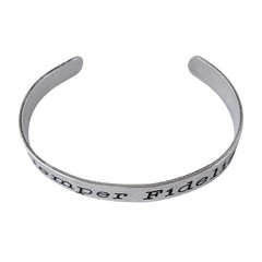 Vintage H&H Sterling Silver 925 | Semper Fidelis Marine Cuff Bracelet | 6.5″