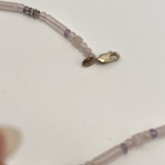 Sajen 925 Sterling Silver Necklace Rose Quartz Amethyst Beaded Accents Vintage
