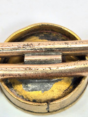 Antique Victorian Bracelet Etruscan Revival Bypass Gold Filled 5.5 In. Expands