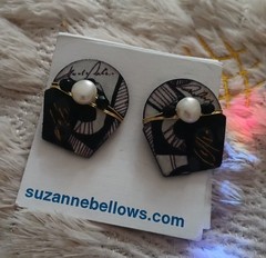 Suzanne Bellows 3 Piece Signed Necklace, Bracelet & Earrings. One Of A Kind!
