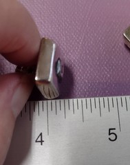 Vintage Sterling Silver 925 Mexico Geometric Square Stud Earrings 1/2″ Modernist