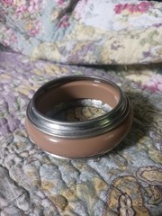 Vintage Retro Silver Resin Bangle Bracket. Heavy
