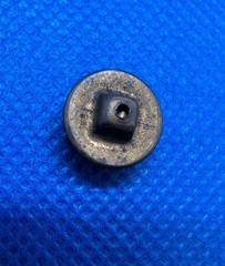 Antique Waistcoat Collar Buttons Dress Stud Flat Copper, Plated, Mother Of Pearl