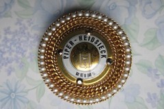Vintage Gold Tone Brooch With Pearls Piper Heidsieck Signed Berez Brooch