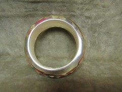 1990’s Colorful Faceted Transparent Plastic Surface Larger Bangle bracelet