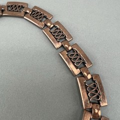 Vintage Renoir Copper Necklace q3z