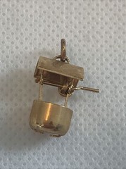 VIntage Jewelry 12K Gold Filled Charm Pendant Danecraft Wishing Well Wishes Pal