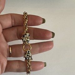 Vintage JACKIE COLLINS rhinestones bracelet