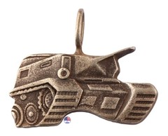 Tank 800 silver Tankman’s badge Armored force Pendant Panzer Military Army force