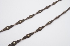 Vintage Sterling Silver 925 Marcasite Necklace Germany 20″