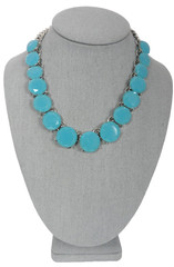 Coldwater Creek Riviere Necklace Anna Wintour Blue Crystal Collar Vogue Editor