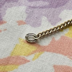 Vintage Krementz Rose Bracelet 7 Inches Gold Tone Signed Floral Dainty Chain
