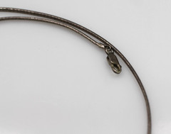Vintage Sterling Silver Omega Necklace 925 Italy 2.5mm 12 Grams 18″ flat chain