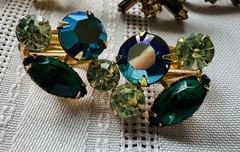 6 Pair Lot Vintage Rhinestone Earrings Coro Beau Jewels Orena TJ M USA Signed